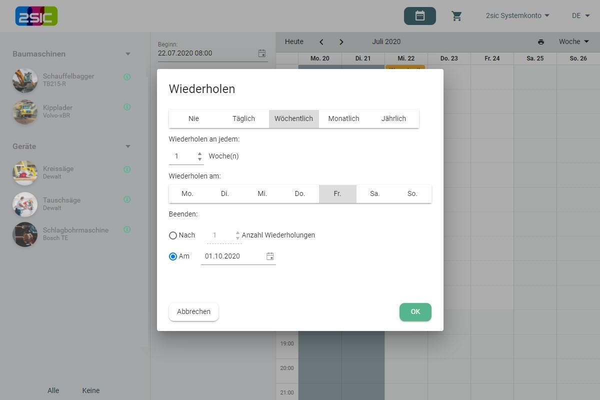 Echtzeit Verfügbarkeit prüfen und kombinieren