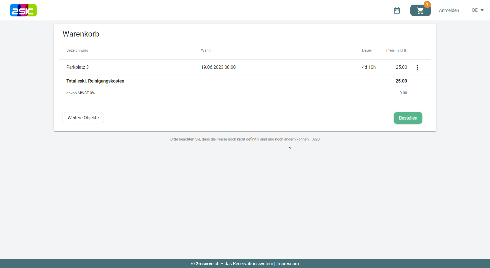 Parkplatz direkt online buchen oder erst nach deiner Freigabe